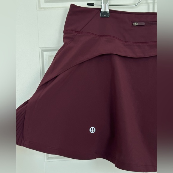 Lululemon Dark Adobe Play Off The Pleats Skirt - Picture 5 of 9